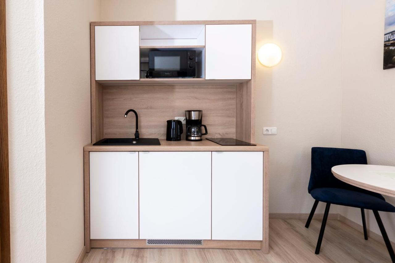 Aparthotel Stralsund Studios Und Apartments Buitenkant foto