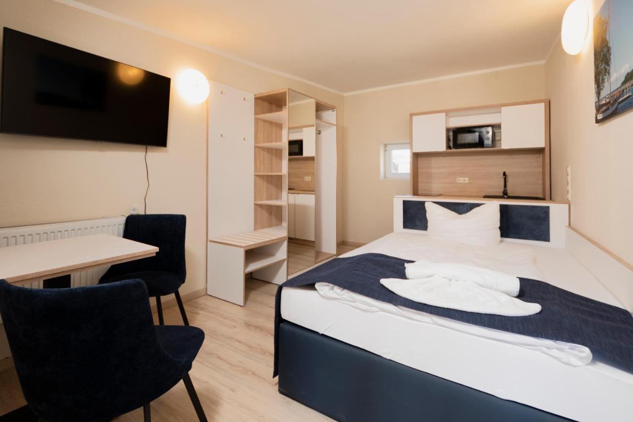 Aparthotel Stralsund Studios Und Apartments Buitenkant foto